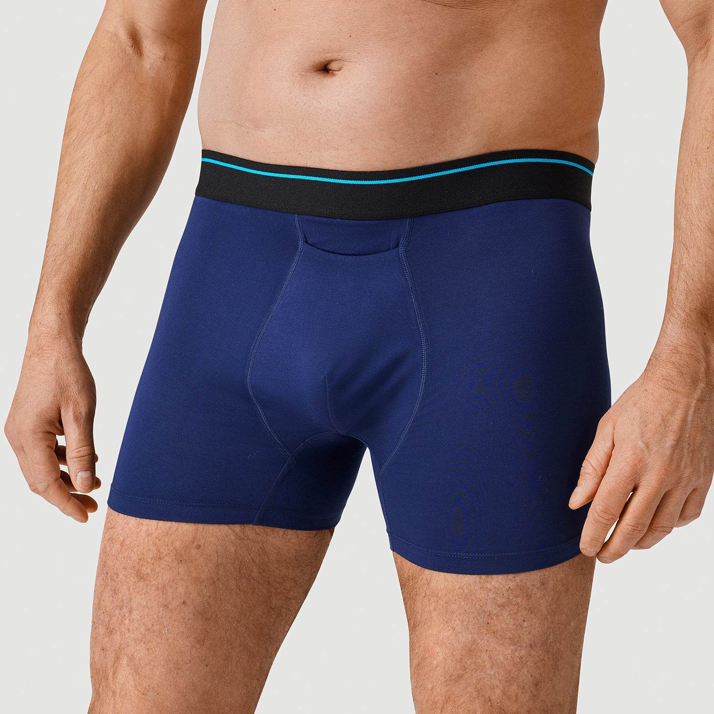 Square Cut 2" Bamboo Boxer Briefs with Fly and LastDrop Technology™