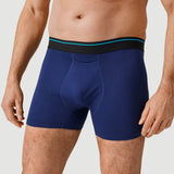 Square Cut 2" Bamboo Boxer Briefs with Fly and LastDrop Technology™