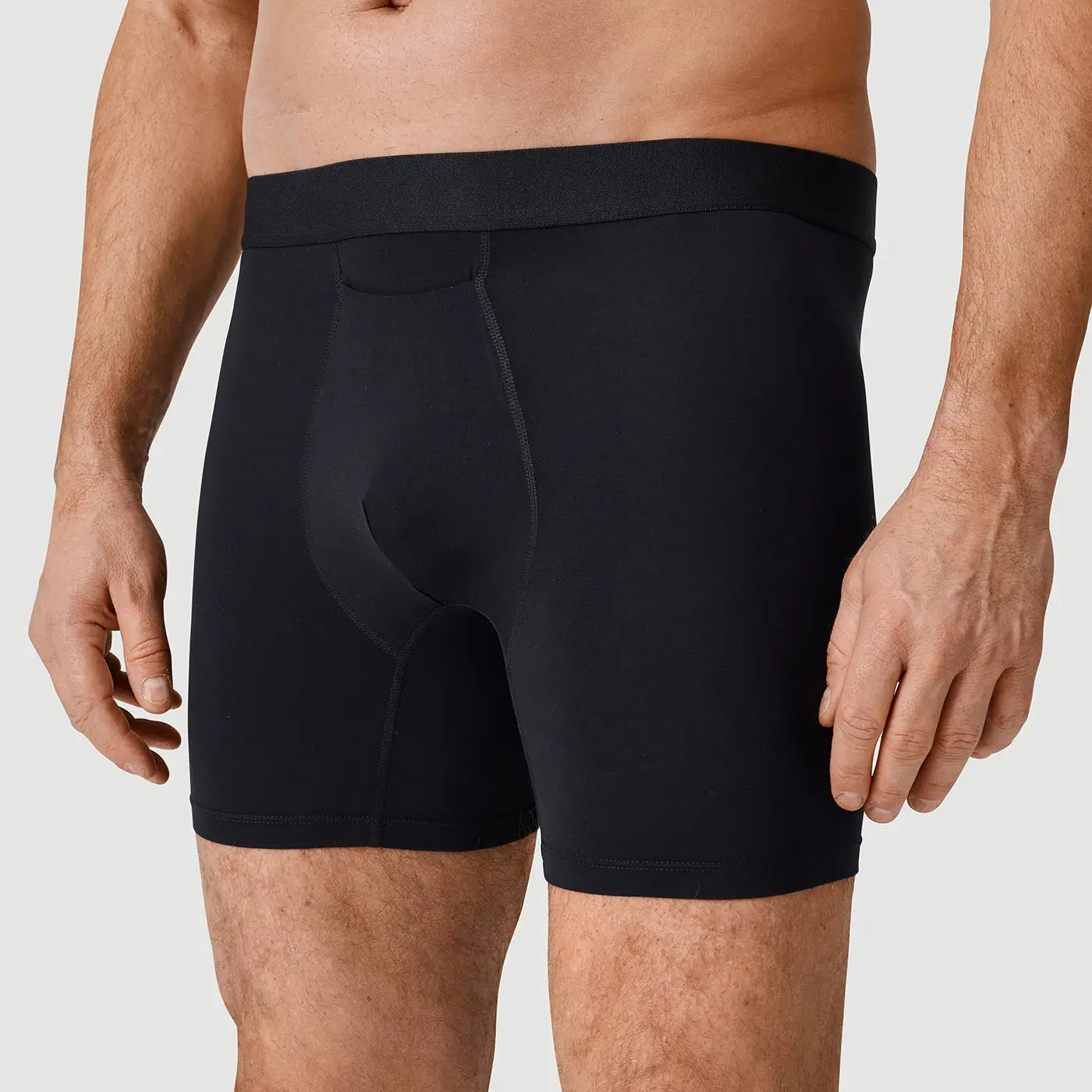 Bamboo Boxer Briefs with Fly and LD Tech™ | 4" Inseam