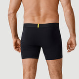 Bamboo Boxer Briefs with LD Tech™ w/Fly and inseam 10cm (black)