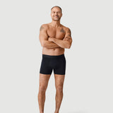 Bamboo Boxer Briefs with LD Tech™ w/Fly and inseam 10cm (black)