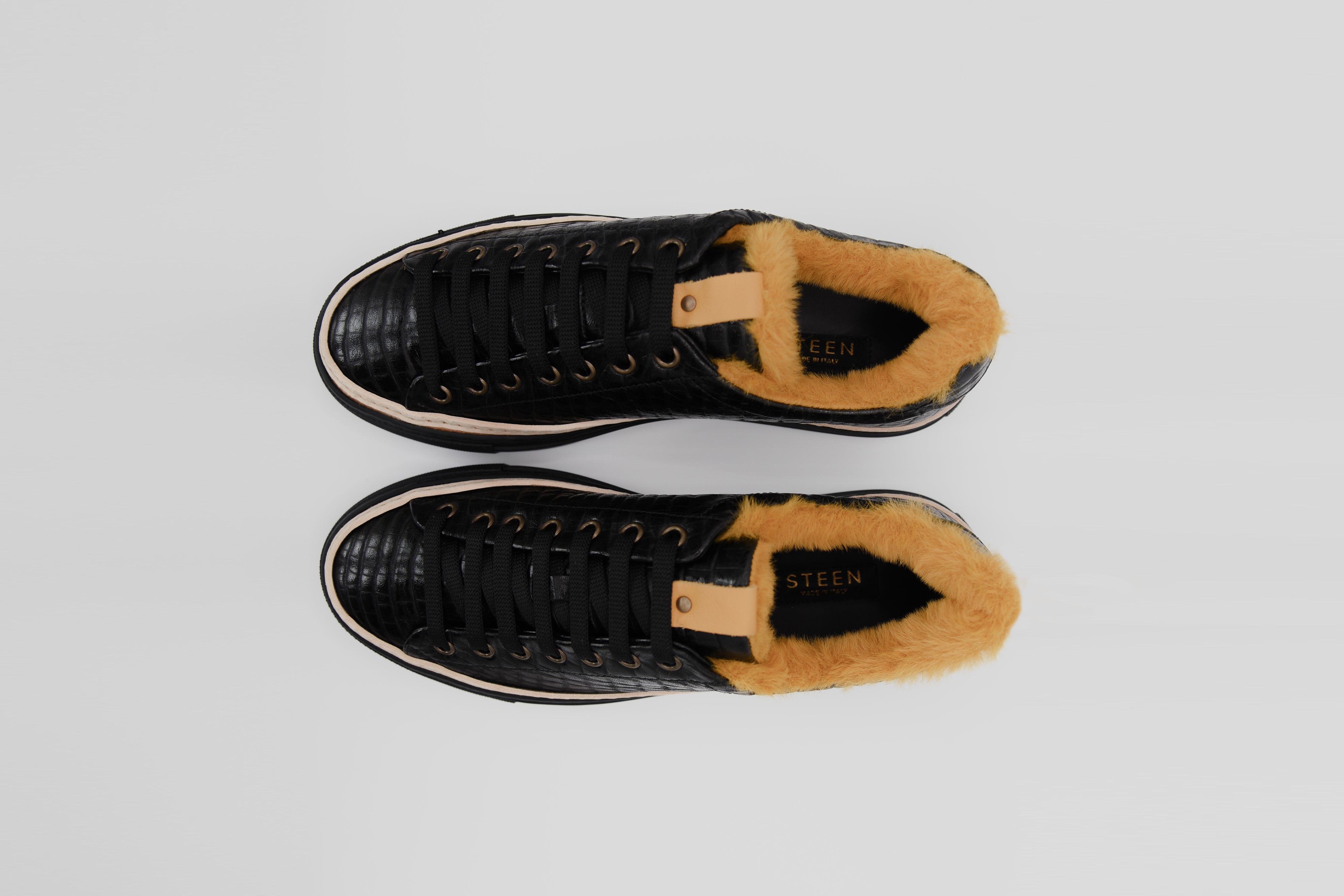 Ugg olive leather store and sheepskin sneaker