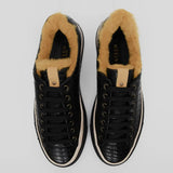 Men’s Sneakers with Eco-Fur