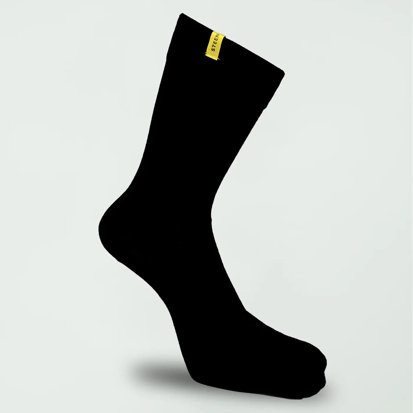 Steen Black Bamboo Sock