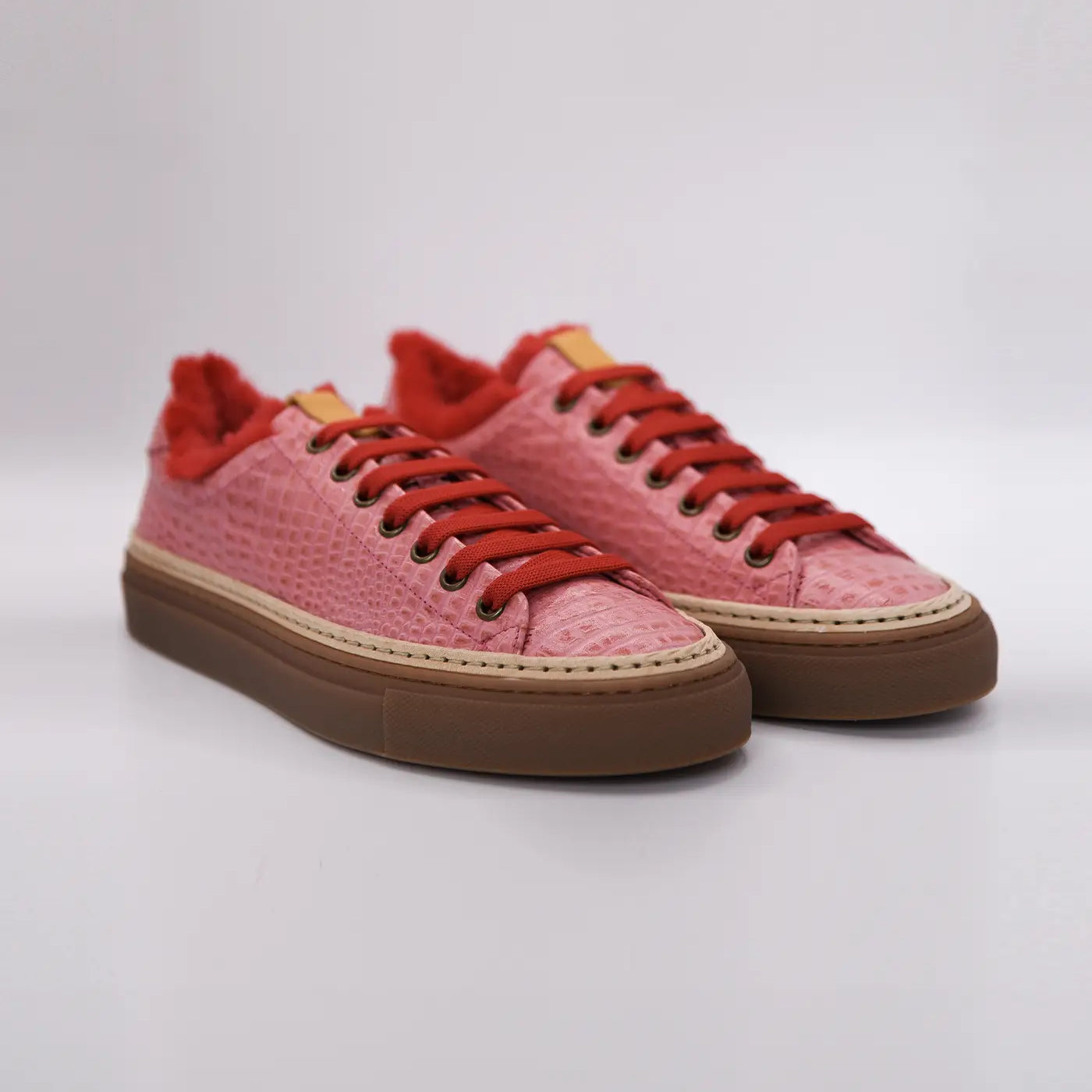 Women’s Sneakers with Eco-Fur