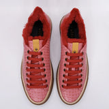 Women’s Sneakers with Eco-Fur