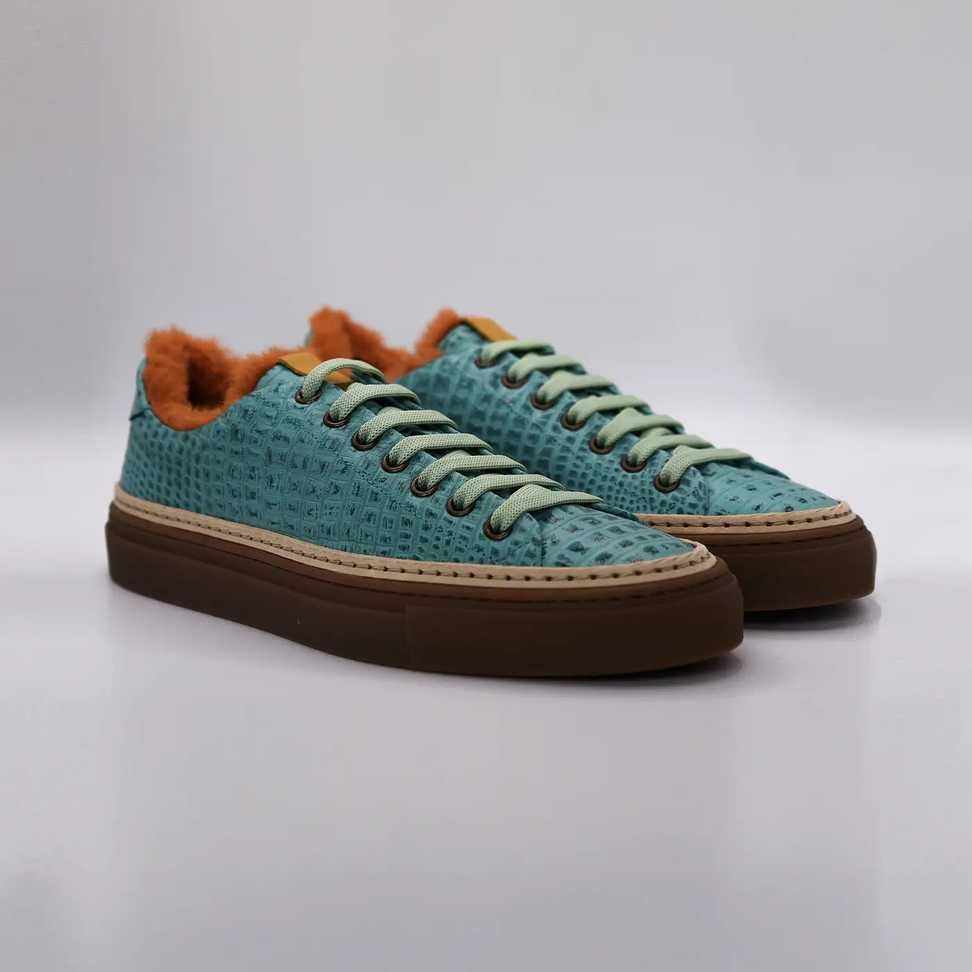 Women’s Sneakers with Eco-Fur