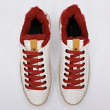 Women’s Sneakers with Eco-Fur